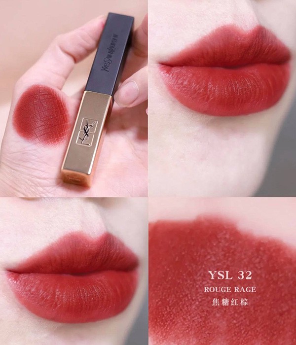 Son YSL Rouge Pur Couture The Slim 32 Rouge Rage