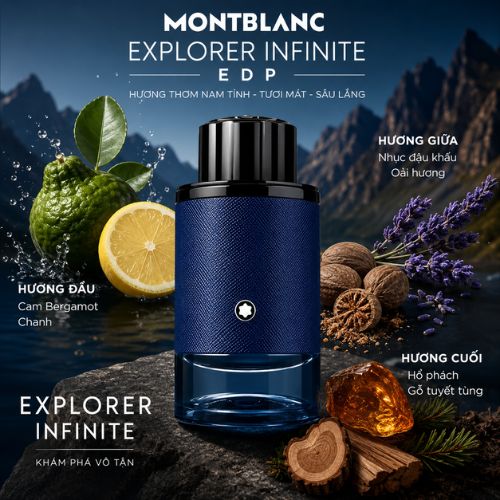 Nước Hoa Montblanc Explorer Infinite EDP 100ml Chính Hãng 12 Nước Hoa Montblanc Explorer Infinite EDP