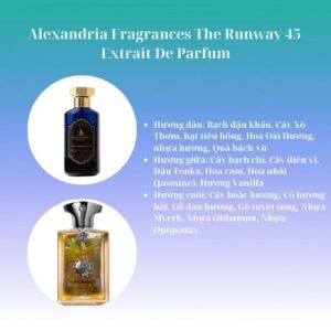 Nước Hoa Alexandria Fragrances The Runaway 45 Extrait De Parfum