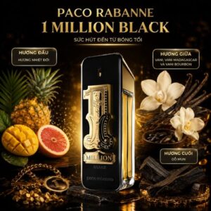 Nước Hoa Paco Rabanne 1 Million Black EDP 100ml Chính Hãng 5 Nước Hoa Paco Rabanne 1 Million Black EDP